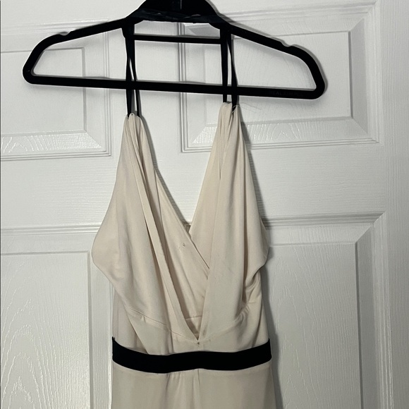 BCBGeneration Cream Strapless Dress with Black Accents - Picture 4 of 6